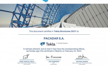 Tekla Certificate