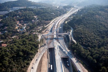 Bus/Hov Lane For Toll Highway C-58 (Spain)
